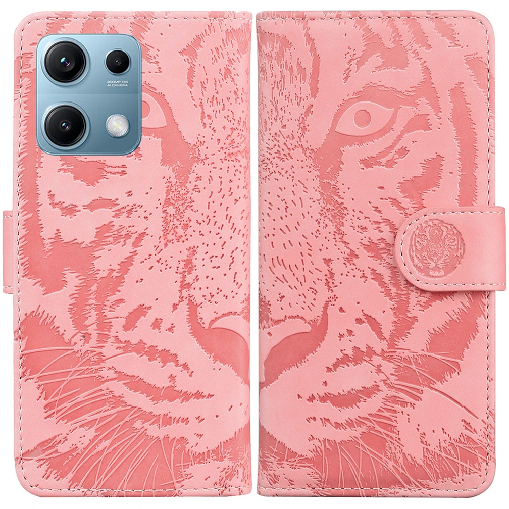 

Чехол-книжка с тиснением Tiger Skin Feel для Tecno Pova 6 5 Pro Neo 3 Spark 30C Go 1 G0 2024 20C 20 PRO PLUS 4G, чехол-кошелек для карт