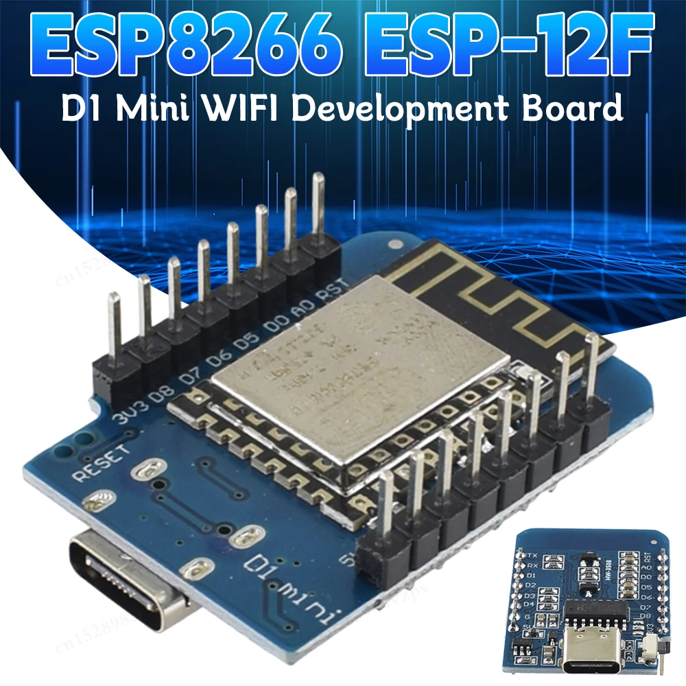 1-10 шт. ESP8266 ESP-12F D1 Mini WIFI макетная плата NodeMCU Lua Type-C D1 Mini Nodemcu Lua IOT плата для Arduino