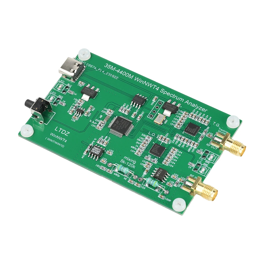 Spectrum Analyzer Usb Ltdz_35m-4400m Spectrum Signal Source Rf Frequency Domain Analysis Tool Sweep Bandwidth 35mhz-4400mhz