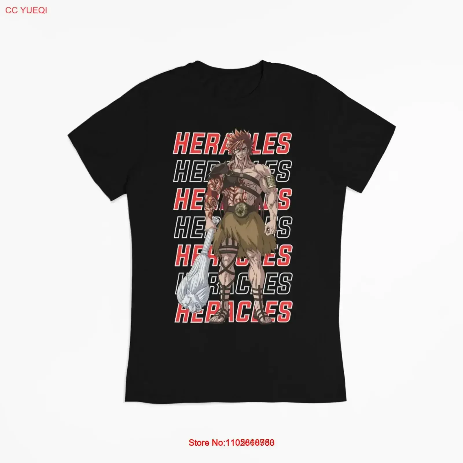 Record Of Ragnarok Heracles Anime Manga Fan T shirt vintage Washed Stylish streetwear Stretched designer clothes