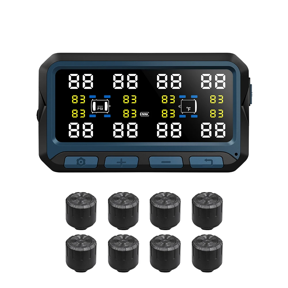 Reliable automotive tire pressure sensor monitoring systems for trucks and RVs