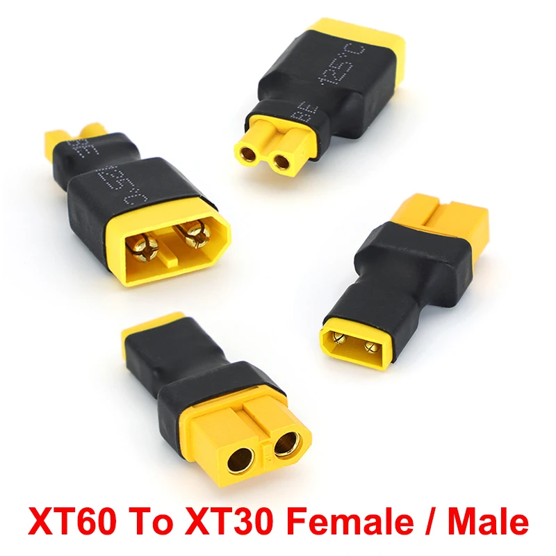 Plastic Parallel Adapter DIY Accessories XT60 To XT30 Converter Connector Replacement Parallel Connector for Lithium Battery ESC