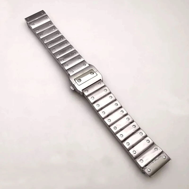 Best Watch Parts, Stainless Steel Watch Bracelet Band Chain For Santos Watches, Watch Replace Accessorious