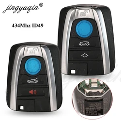 Jingyuqin Originale 434Mhz ID49 Chiave Auto Chiave A Distanza per BMW i3 i8 Serie 2014 2015 2016 2017 4BTN Keyless Controllo FOB NBGIDGNG1 433Mhz