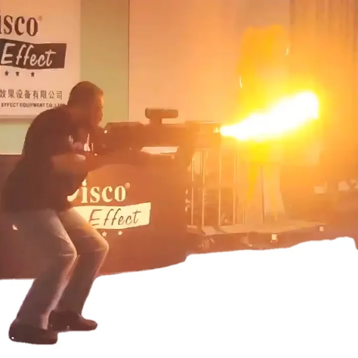 2025 رائجة البيع قاذف اللهب DJ لهب بندقية زجاجة الغاز باليد لهب آلة بندقية حريق المرحلة تأثير Sfx