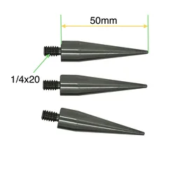 50mm length mini Pole Point tip for mini prism - 1/4