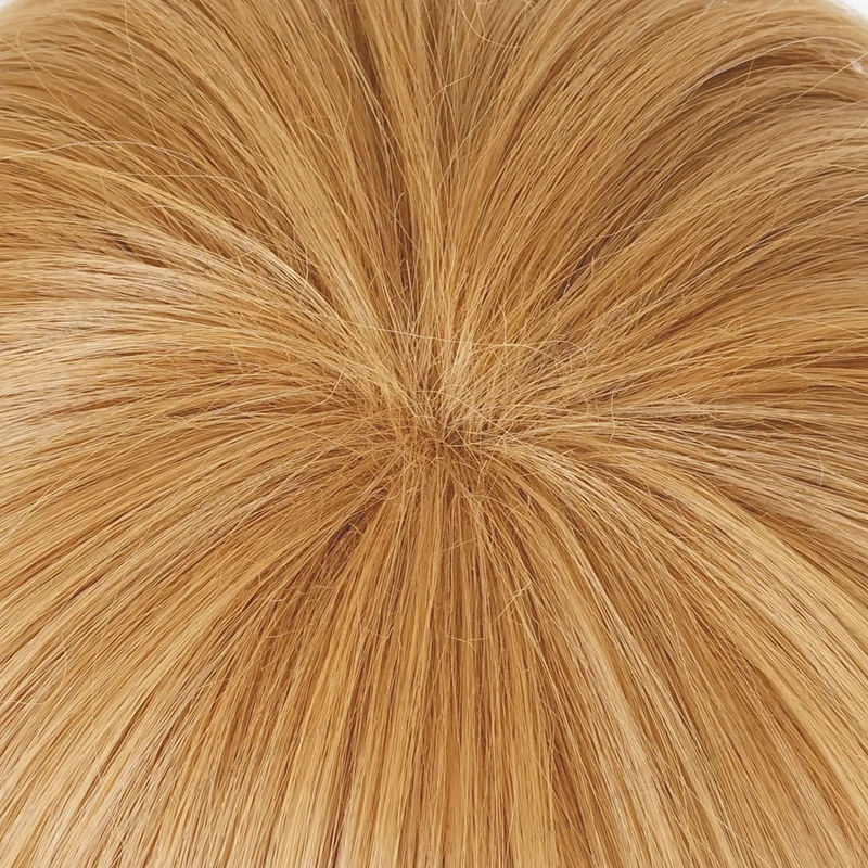 أنيمي ترقية 32 سنتيمتر قصيرة انقلبت ينتهي شعر مستعار تأثيري نقي أبيض فضي أسود بني أحمر رجل إمرأة مقاومة للحرارة الشعر الاصطناعية #4