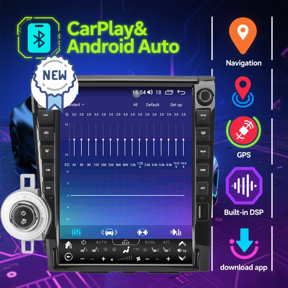 

Radio Coche With Android Auto Screen Receiver For Toyota Tundra 2007 2008 2009 2010 2011 2012 2013 CAR GPS Navigation Head Unit