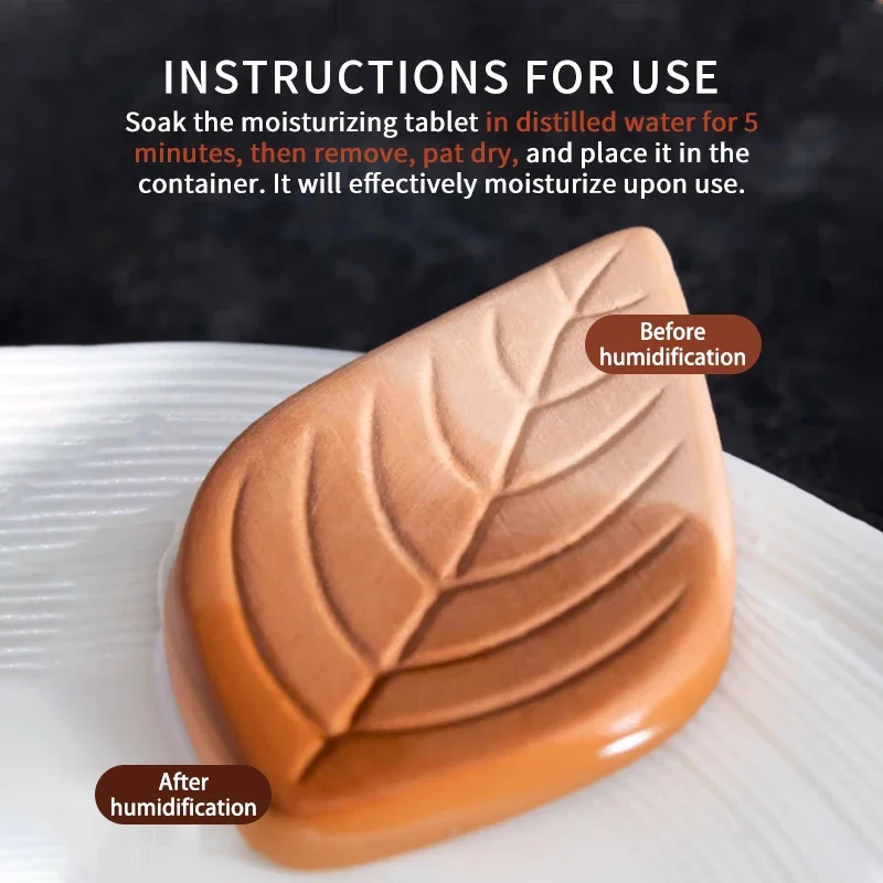 Brown Sugar Keeper Saver, Terracotta Sugar Saver Keeps Brown Sugar Soft or Keep Dry Food Storage Containers Leaf Design