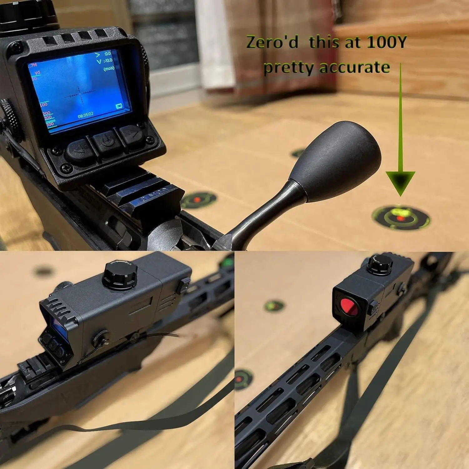 Night Vision Rifle Scope , Recording, and Range Finder, Tactical