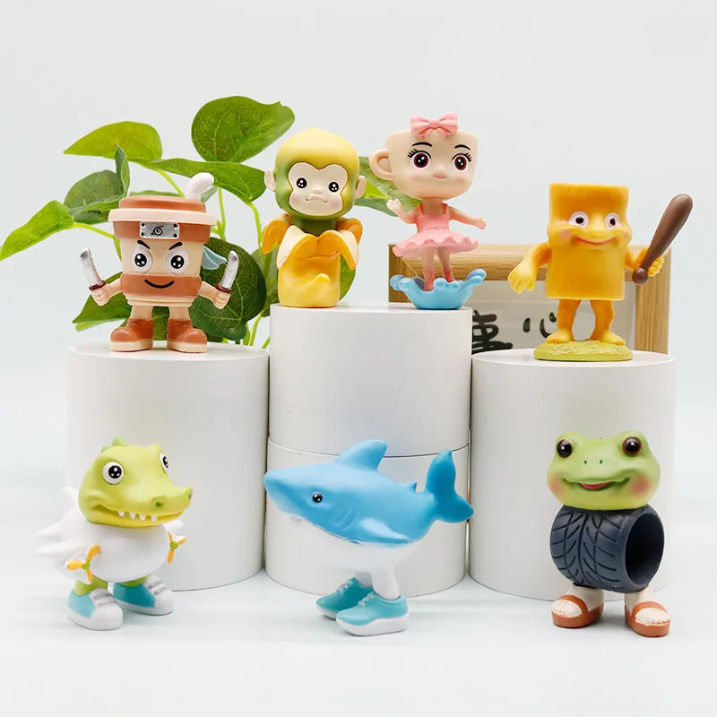 

AI New Shanhaijing Crocodile Thump Thump Thump Stick Figure Elephant Frog Children Toys Desktop Decoration Gifts for children