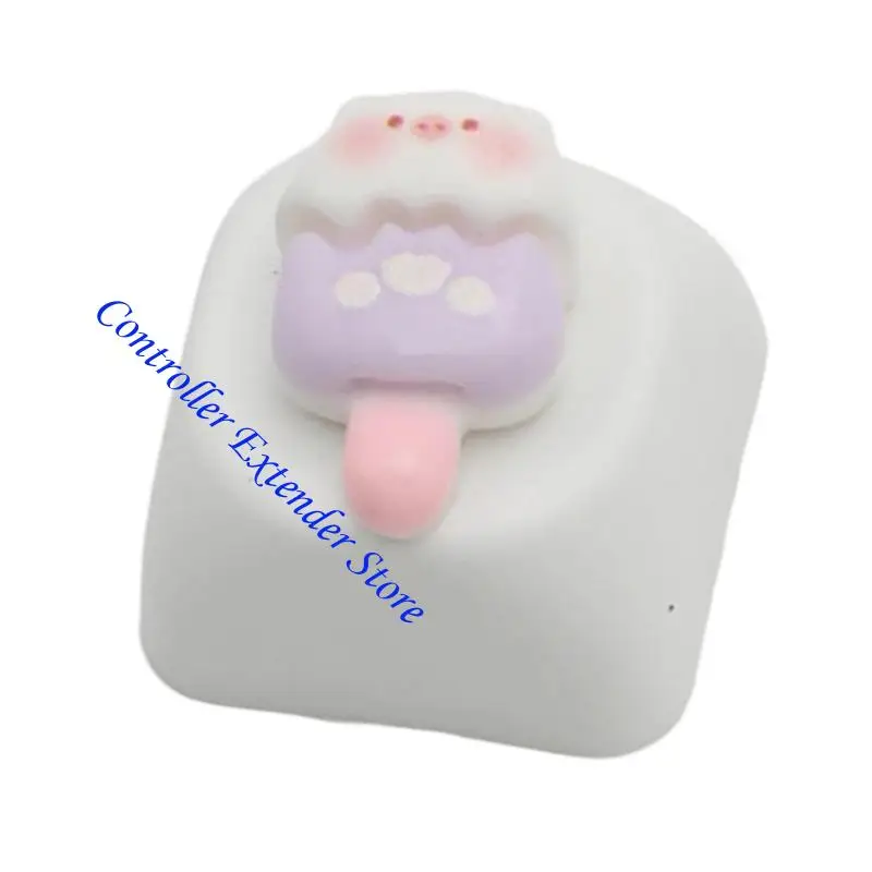 N84B encantador teclado cerdo para teclados mecánicos resina con textura suave