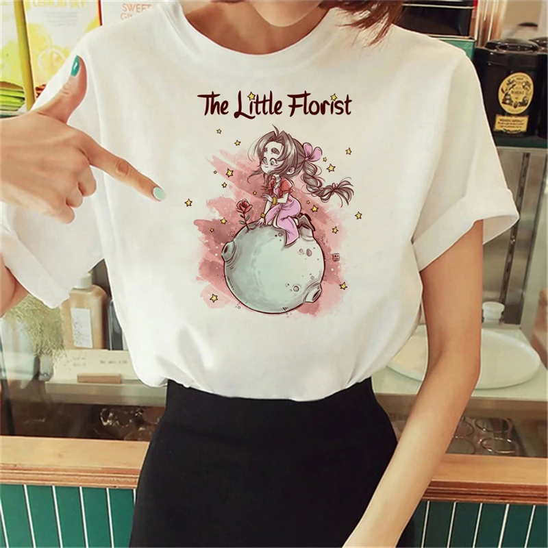 the Little Prince t-shirts women Y2K top girl anime 2000s comic clothing