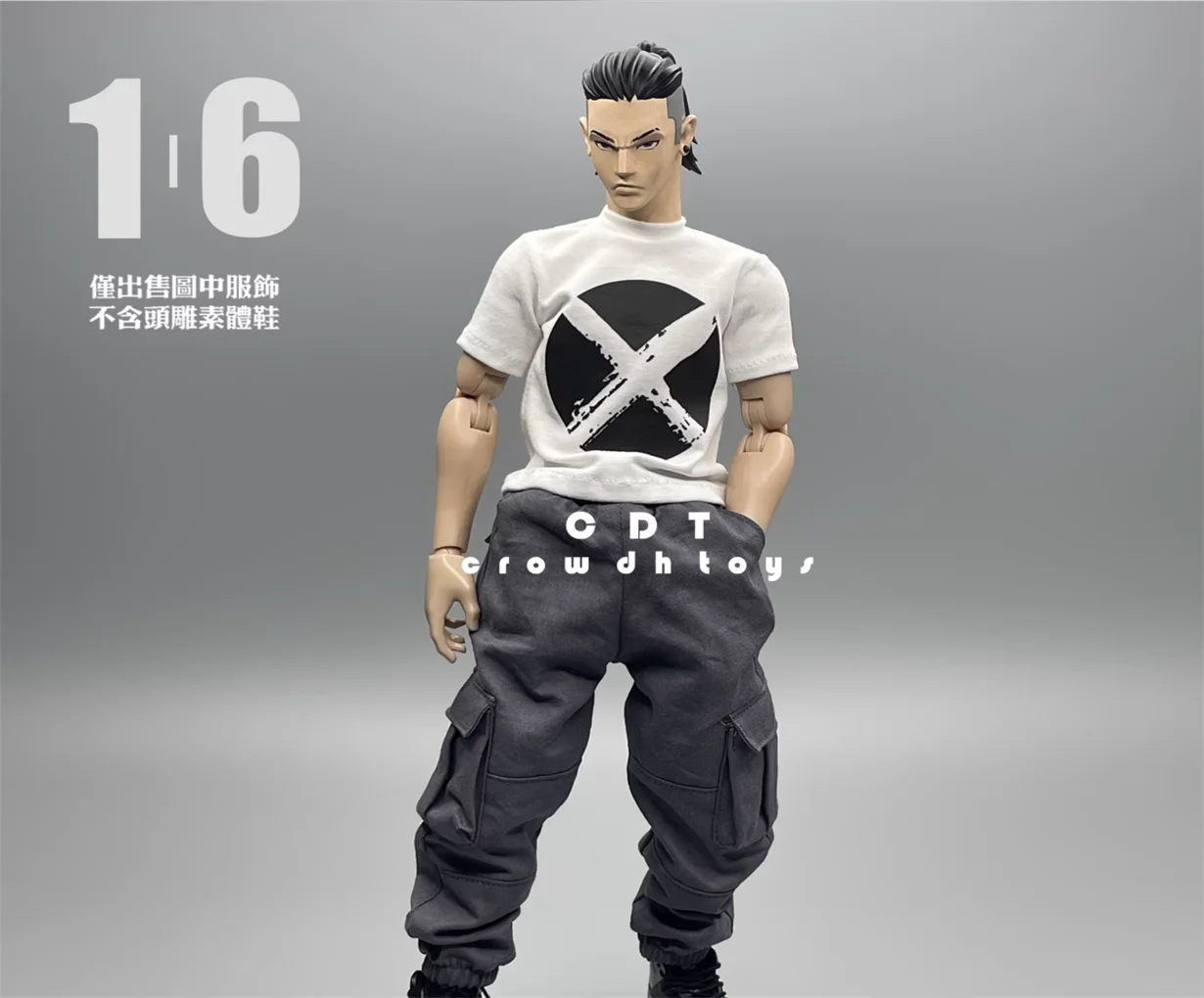 

Snail CROWDHTOYS 1/6 Scale Soldier Trendy Ioose Fit Work Pants For 12" Action Figure Model DIY Accessories In Stock