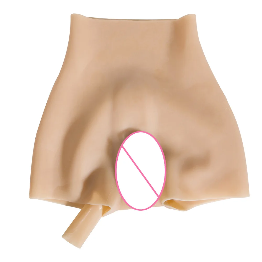 Penetrable Vagina Pants Crossdresser Pussy Panties Silicone Realistic Vagina Transsexual Rtificial False Buttock Enhancer Appeal