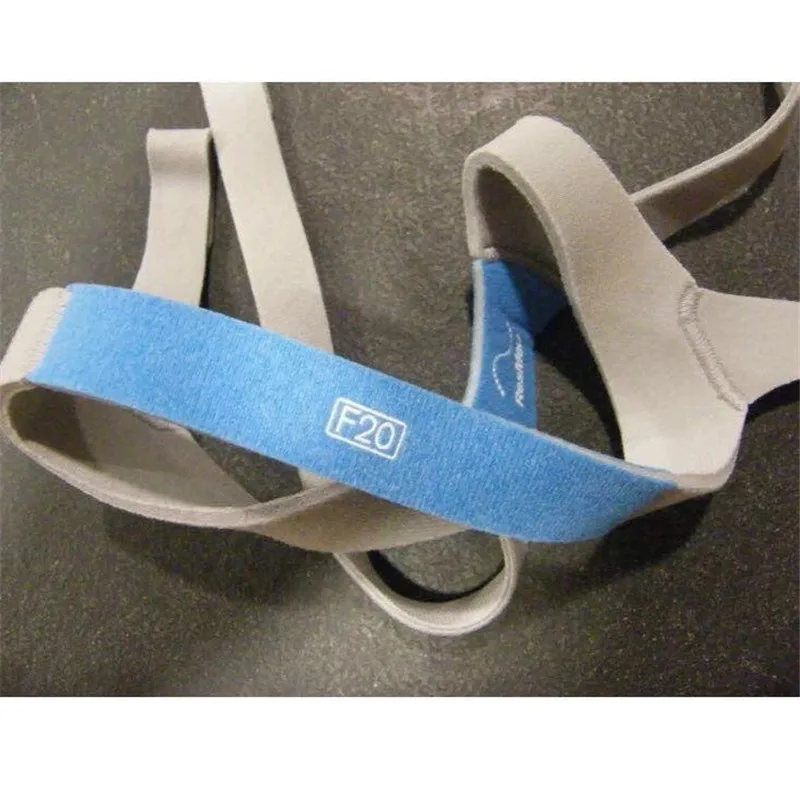 أغطية رأس أصلية لـ Resmed Airfit F20 ، قناع الأنف ، قناع CPAP ، عصابة رأس ، ملحقات جهاز التهوية