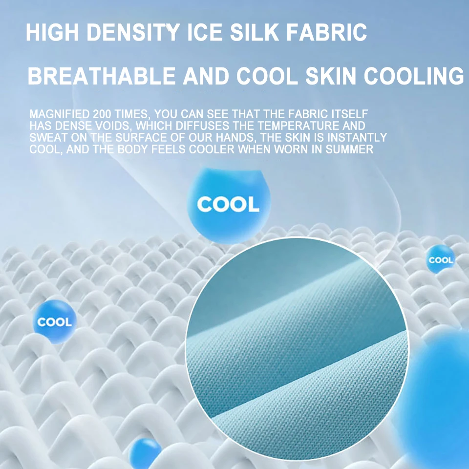 LOOGDEEL UPF50+ Sunscreen Breathable Fashion Driving Running Gloves Cold Ice Silk Bike Thin Silicone Anti-UV Gloves Women Men