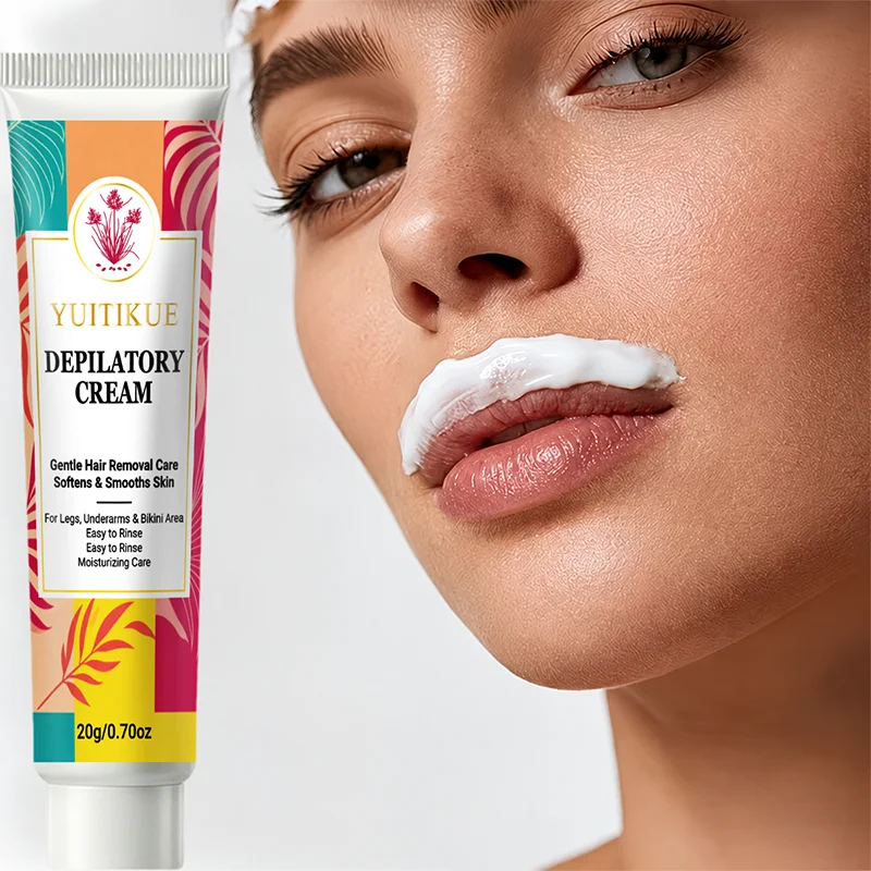 YUITIKUE 20g Depilatory Cream - Gentle Hair Removal Moisturizing Care Soft Smooth Skin for Legs