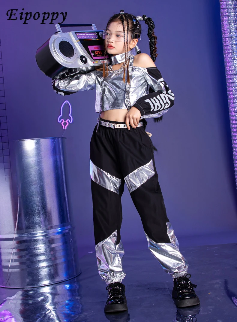 Modne kostiumy jazzowe dla dzieci strój dla dziewcząt najlepsze spodnie modny fajne ciuchy jesień i zimę