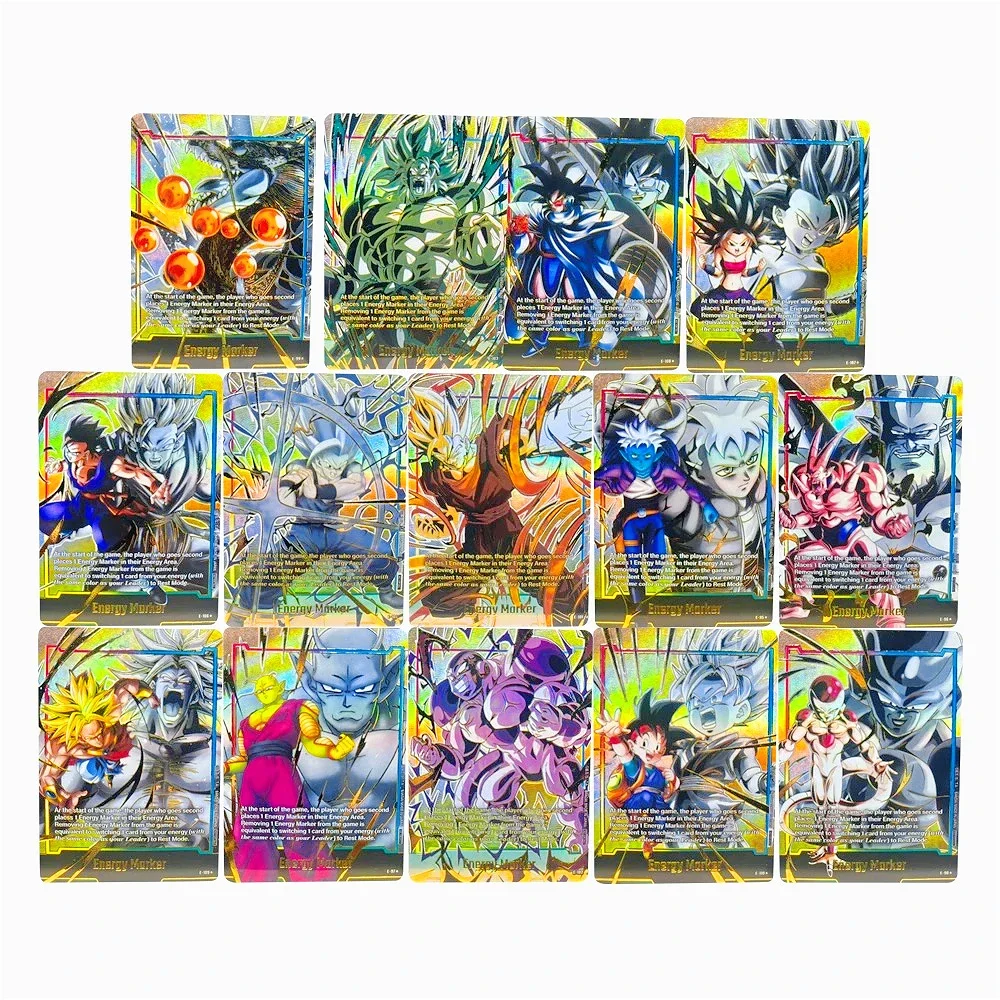 

Dragon Ball Collection Cards DIY Son Goku Beerus Energy Marker Card High Quality Self Made Game Anime Cards Gift Toy