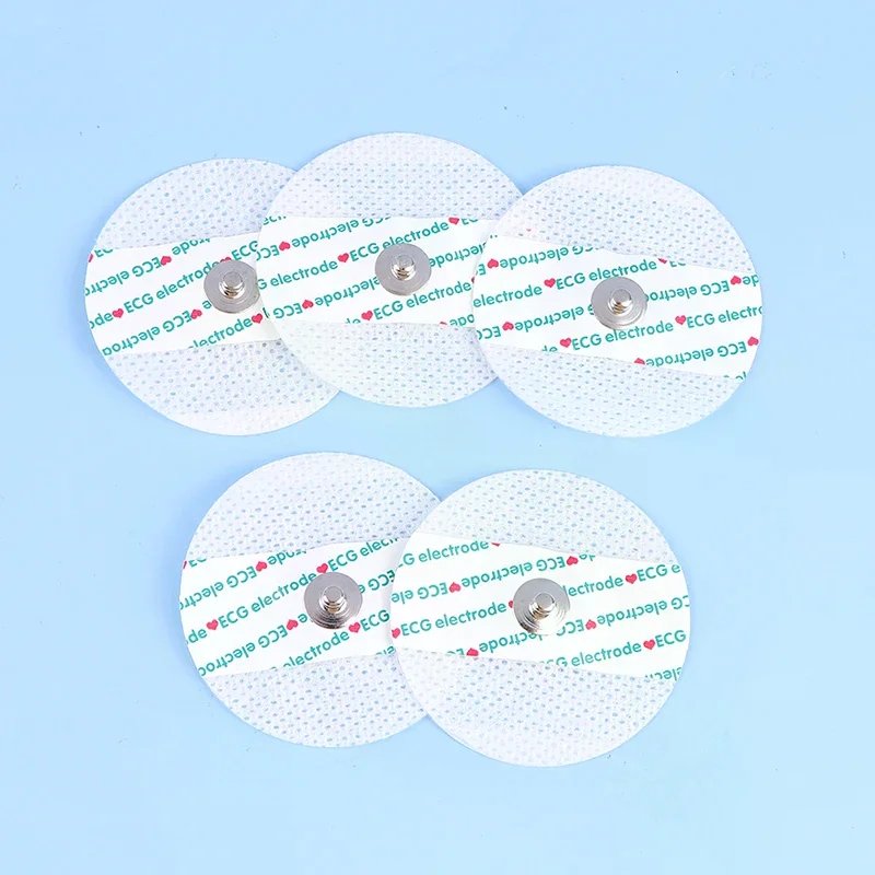 10pcs Non-Woven ECG Electrode Pads ECG EKG Electrode Patch Medical Disposable - ECG Accessories Electrocardiogram Accessories
