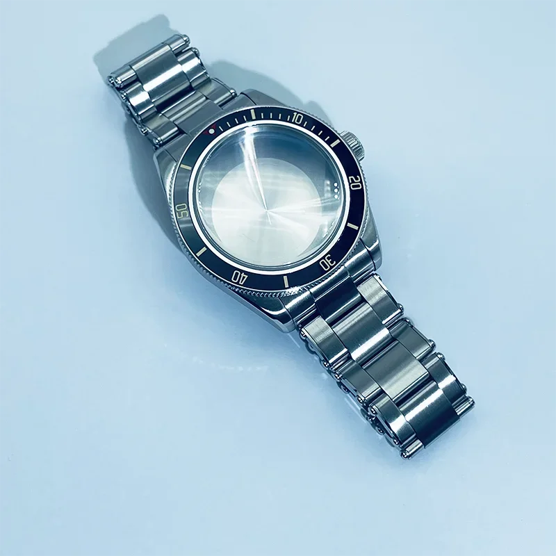 حافظة Seike المعدلة المصقولة الراقية مع حركة NH35 على الطراز العتيق من النوع 38 مللي متر مرآة زجاج الياقوت/طلاء AR