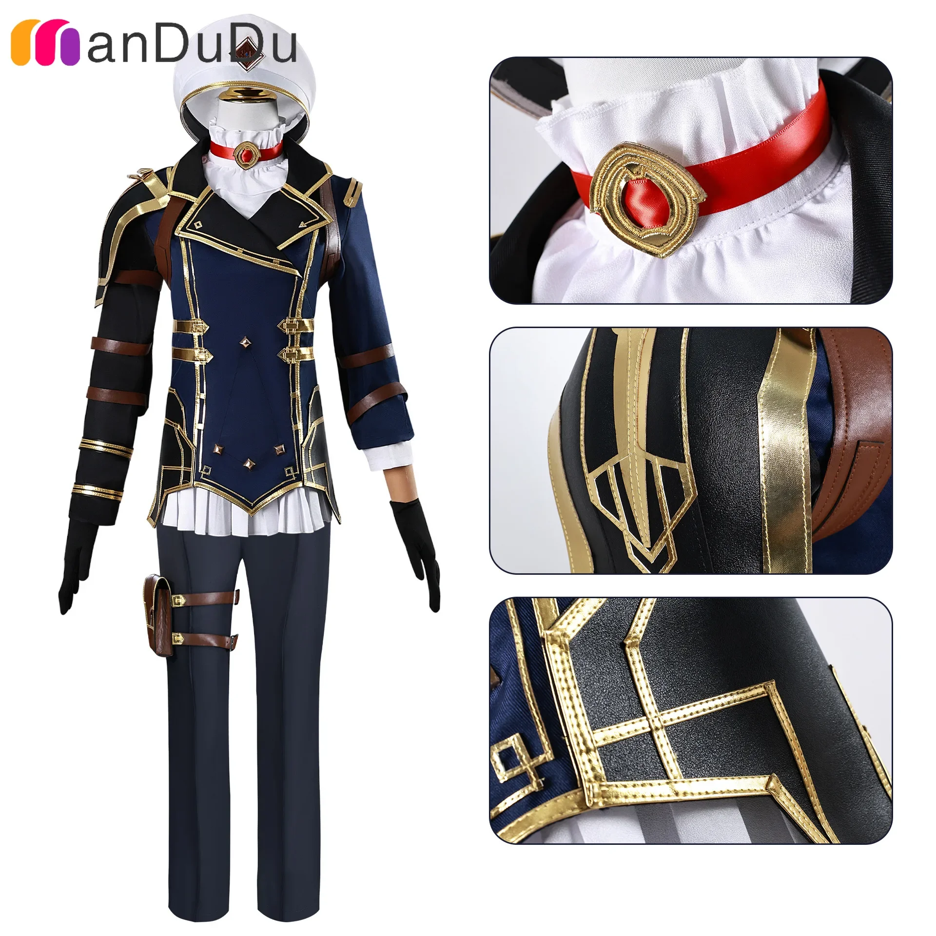 LOL Caitlyn Kirraman Cosplay Kostuum Violet Cosplay Rollenspel Comic Con Jurk Hallowmas Party Pruiken Animatie Prop