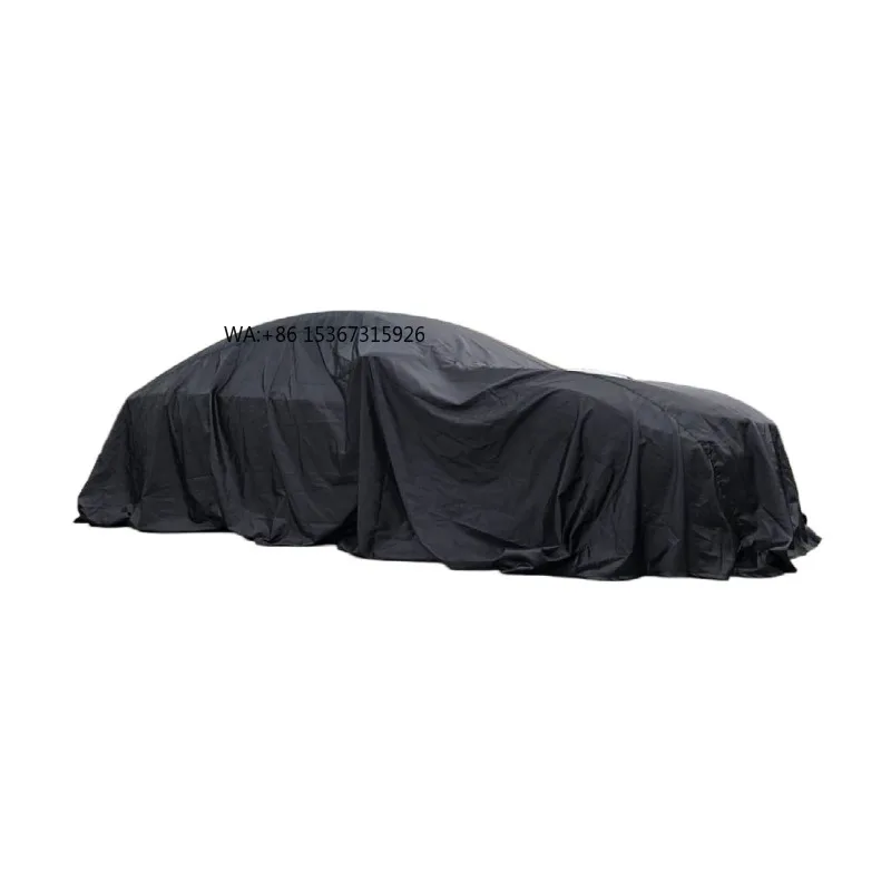

Wholesale Custom Silk Car Exhibition Reveal Cover / Satin Car Cover for Car Show