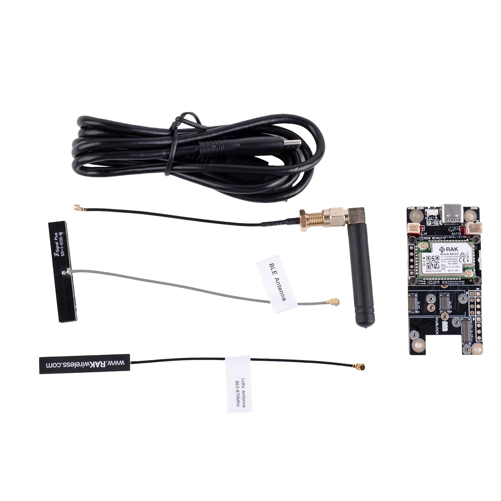 LoRa RAK4631 WisBlock Basic Starter Kit nRF52840 BLE SX1262 868MHz 915MHz LoRa Module for Meshtastic LoRaWAN IoT Smart Board