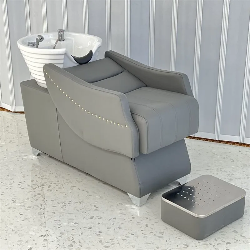 Style hair wash bed with circulation system hair wash chair optional barbershop