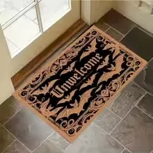 

Welcome Bat Full Bat Halloween Home Decoration Carpet Halloween Bat Door Mat Welcome Mat Entrance Doormat Home Decoration