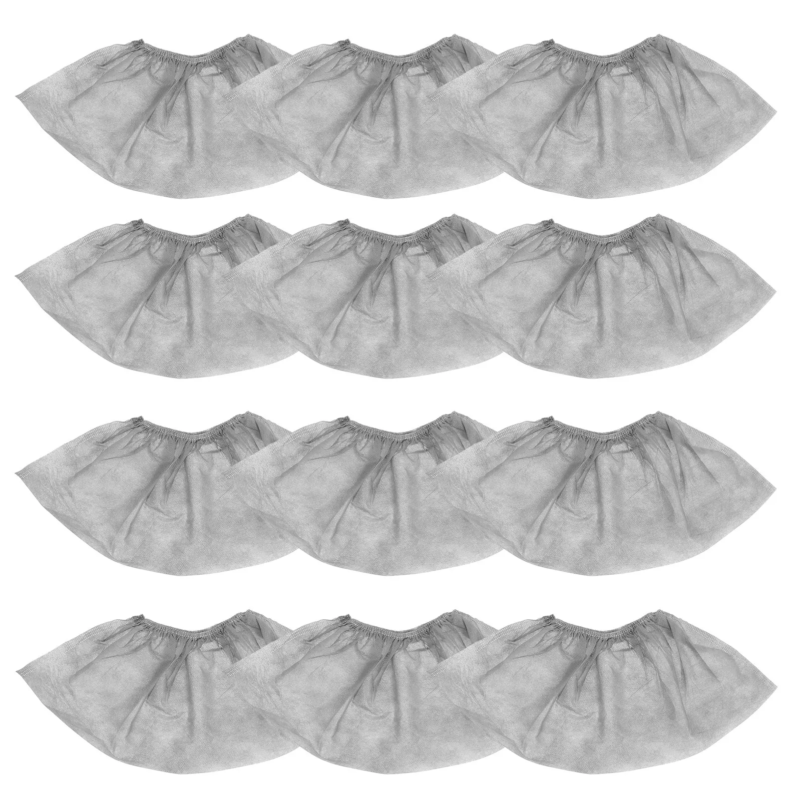 

100Pcs Disposable Shoe Covers Non-Slip Breathable Elastic Opening Floor Safe for Dentists Builders Painters Real Home Use
