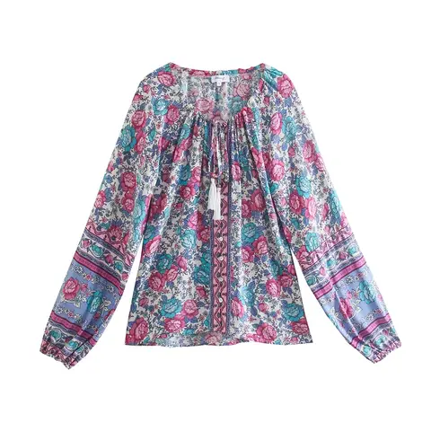 10 best sales बोहेमियन ब्लाउज - №2