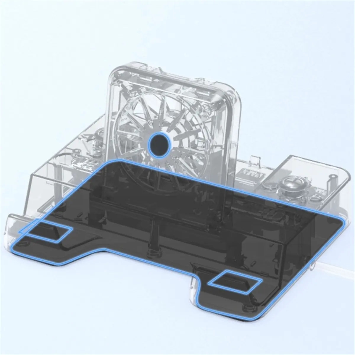 【~ New N07R】For Expansion Dock Handheld Bracket Expansion -Compatible Projection USB Radiator Foldable with Light