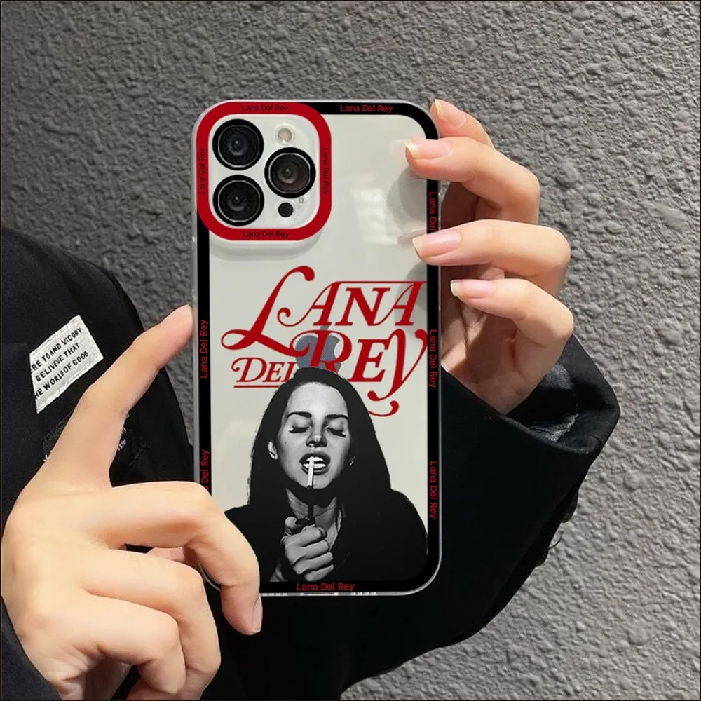 Lana Del Rey Singer Kraft Poster Phone Case for iPhone 15 14 13 12 11 Pro Max Mini 7 8 Plus SE XS X XR Cover for iPhone 11 Case