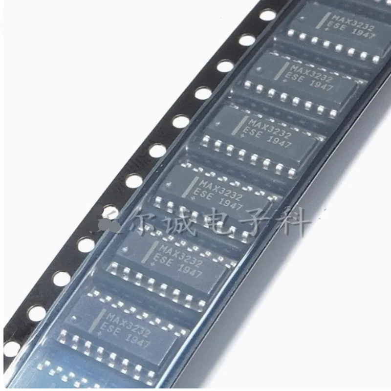 5pcs-20pcs MAX3232ESE SOP16 Dual-Channel Industrial Grade RS-232 Transceiver Chip for Electronics Market MAX3232ESE+T SOIC16