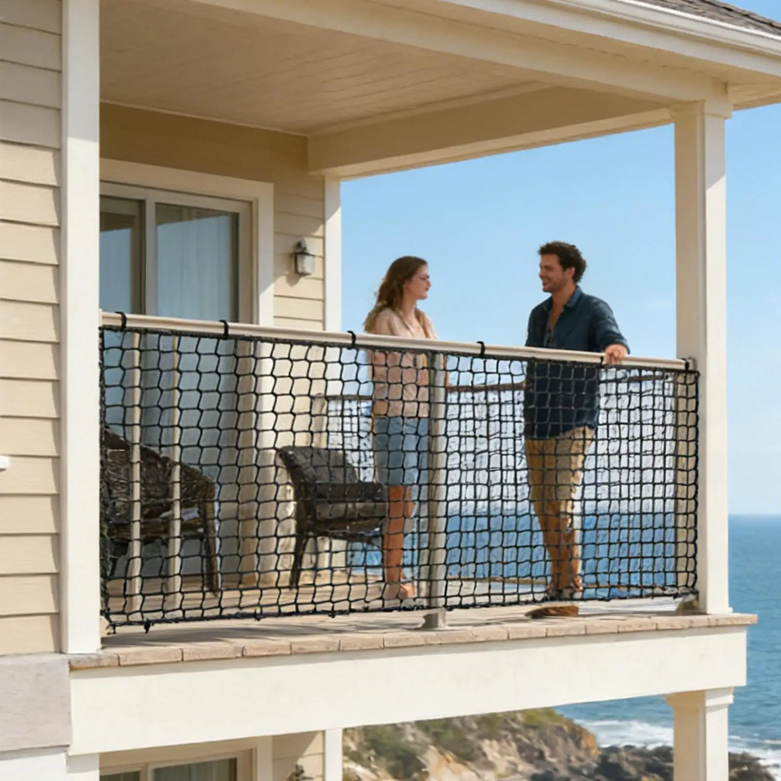 

Защитная сетка для балкона, сетка-барьер, бейсбольная сетка для защиты детей и домашних животных, для балконных ограждений, игровых площадок, гольфа и спорта