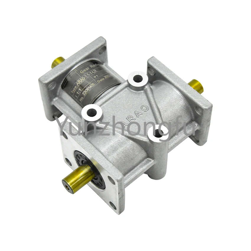 Steering Gear Vertical Aluminum Housing Gearbox ARA0/ARA1 Bevel Gear Steering Gear Angle Commutator Gear Box 90° Right Angle