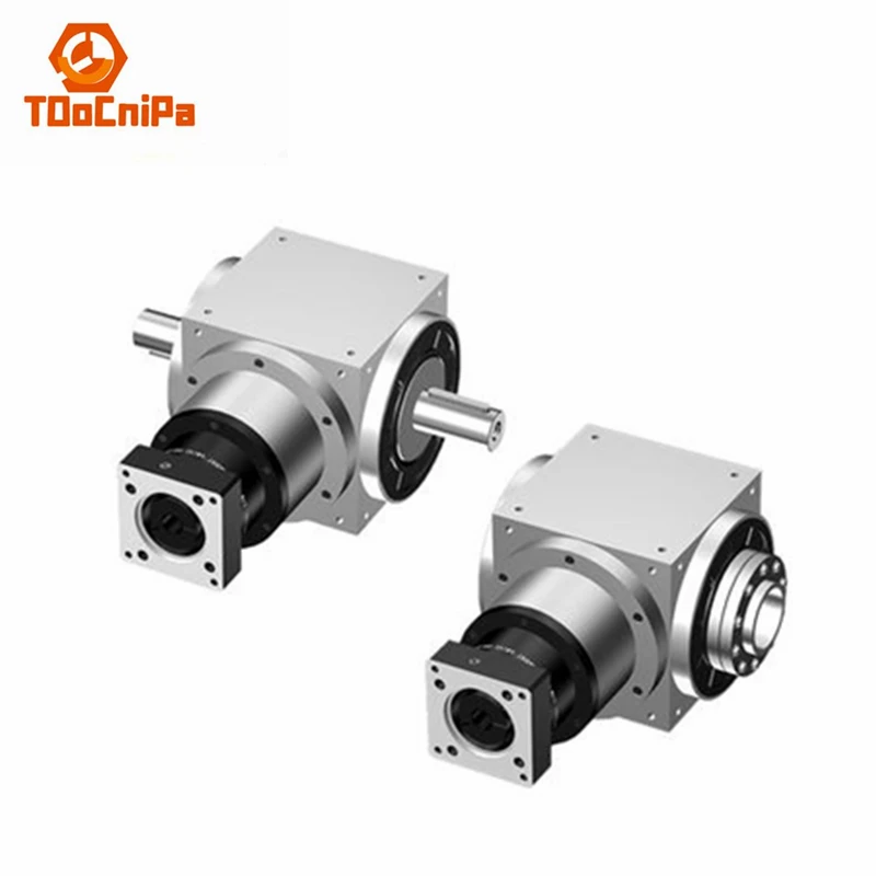 Right Angle Steering Gear Single and Double Shaft Output Flange Reducer PW75 90 110 140 170 210 240