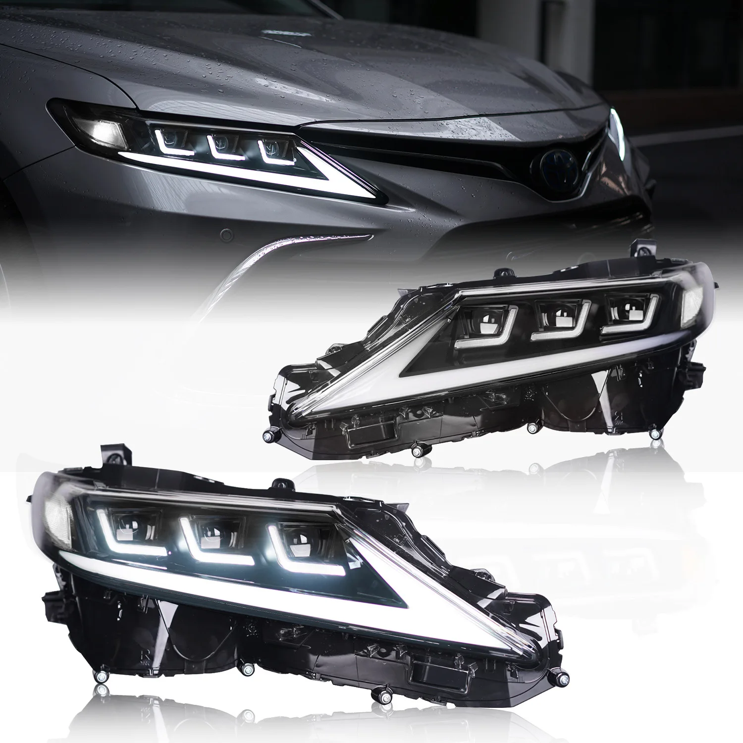 

High quality Suitable for 18-23 headlight LED bifocal lens assembly modified Chiku lights