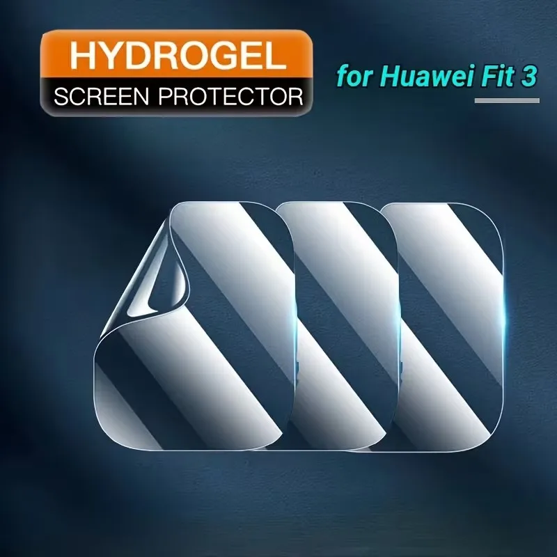 3Pcs Soft Hydrogel Screen Protector For Huawei Fit 3 Protect