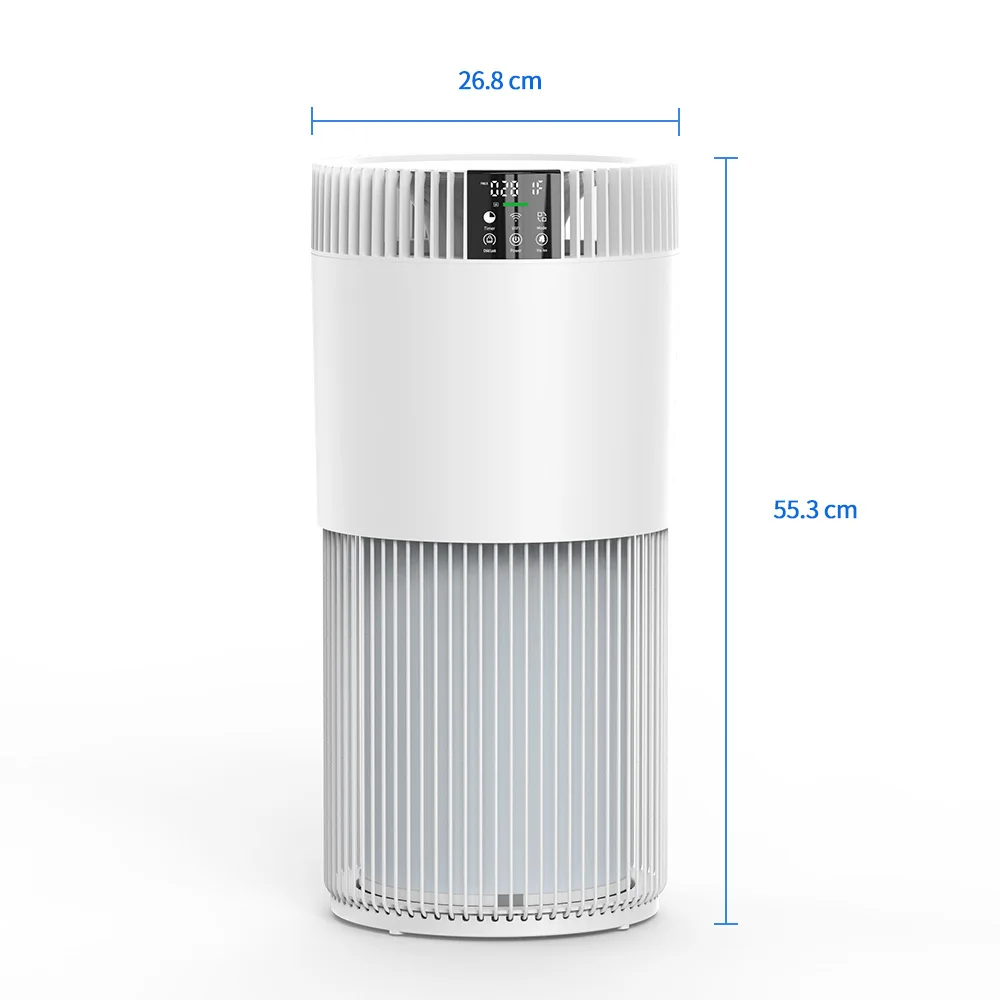 New Generation Pet Air Purifiers Washable Pre-filter Tuya WiFi Room Air Purifier with Large air intake