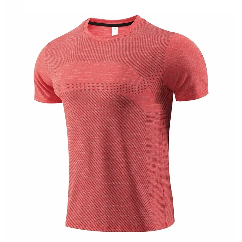 Multicolor Quick Dry Short Sleeve Sport T Shirt Gym Jerseys Fitness Shirt Trainer Running T-Shirt Men\'s Breathable Sportswear