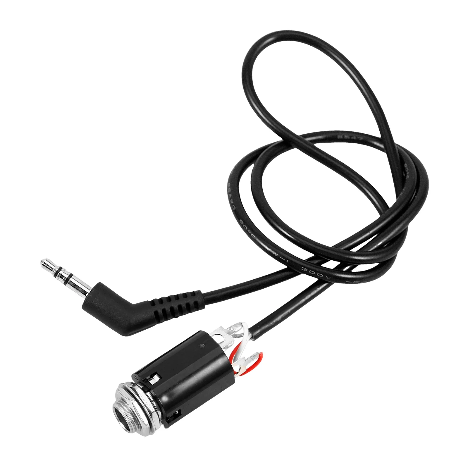 

Guitar Pickup Cable 6 35mm Plug Acoustic Guitar Connector Harness Wired Control Part Compatibility Durability High Fidelity