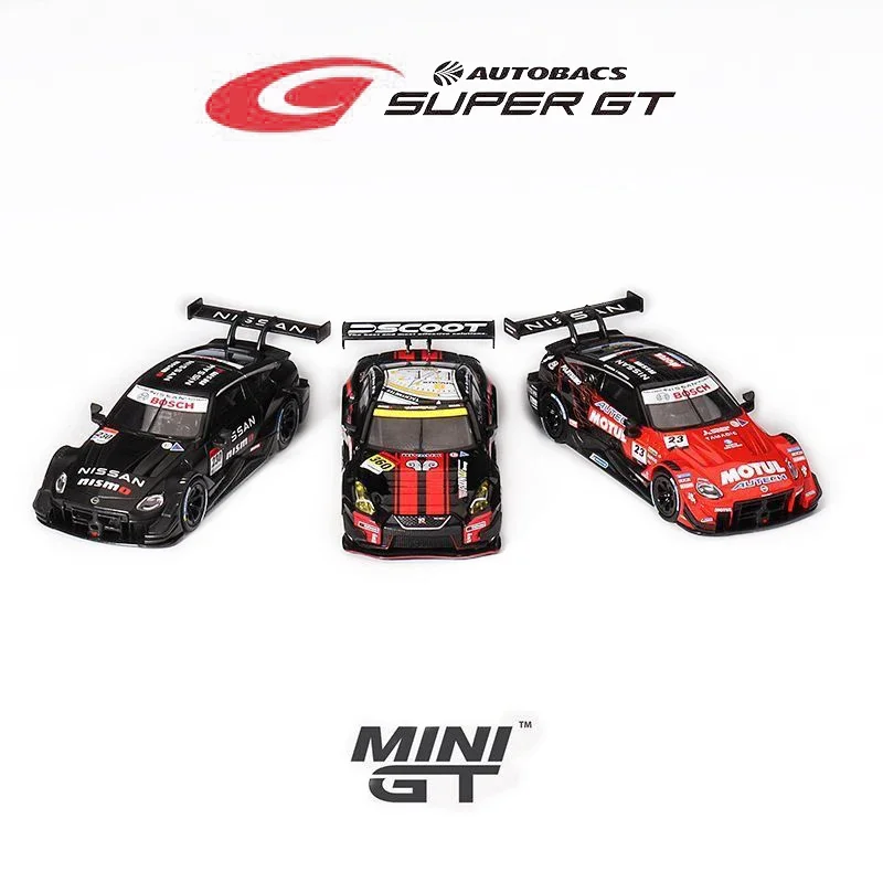 

TSM MINIGT 1:64 Nissan Skyline GTR GT3 Simulated Miniature Alloy Diecast Car Model Toy Collection Ornaments Christmas Gift