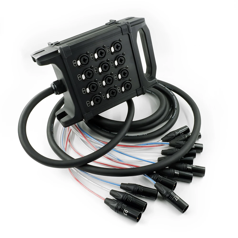 12 طرق 3PIN XLR ذكر إلى XLR/6.5 مللي متر 6.35 مللي متر أنثى المهنية متعددة الوسائط هيئة التصنيع العسكري مرحلة إشارة الأداء كابل محمول الصوت