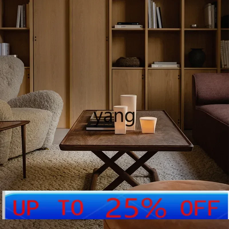 

LH Folding Coffee Table Low Table Solid Wood Nordic Style Tea Table White Oak