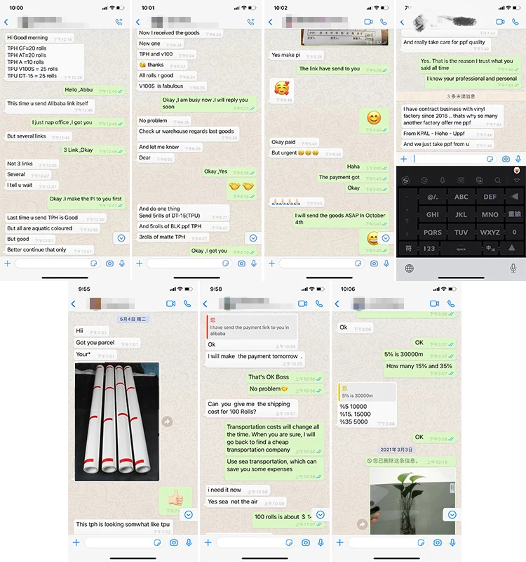 Hohe hydrophobe Nano-Beschichtung, selbstheilend, glänzendes Polyurethan, Auto-Schutzfolie, TPU, PPF, Autolack-Schutzfolie, Autofolie