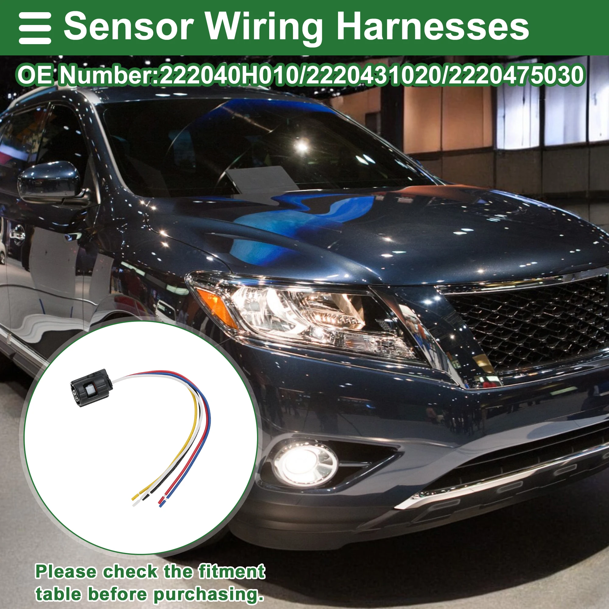 UXCELL 5 Pins Sensor Wiring Harnesses for Lexus Es350 2007-2012 No.222040H010