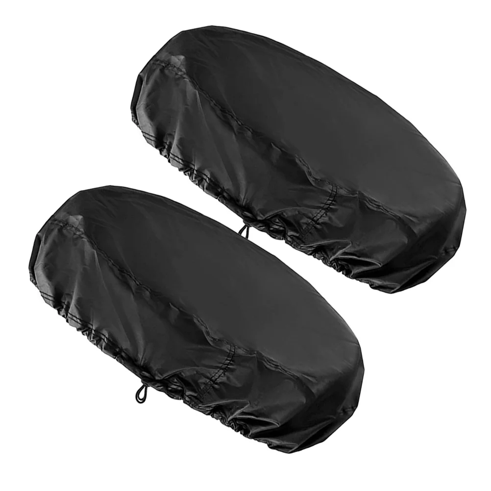 2 قطعة غطاء دلو خارجي قماش أكسفورد مقاوم للماء غطاء طبل متين غطاء حماية برباط قابل للتعديل مناسب لـ 55 جالون #3